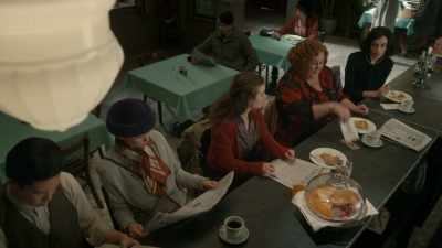 I managed to finagle - Frankie Drake Mysteries