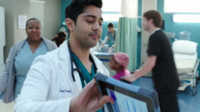 I mean, for all we know
she could finish - The Resident