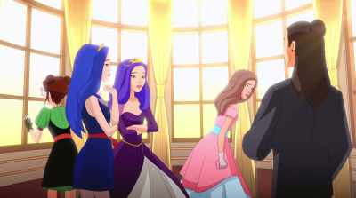 I mean, he bared his teeth,
which is kind of like smiling. - Descendants: The Royal Wedding