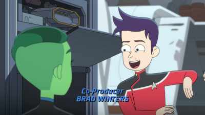 I mean, that blue goes green
with your great-- - Star Trek: Lower Decks