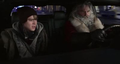 I mean can't you just wave your hand and Jedi mind trick the copsI'm Santa Claus Teddy not Yoda grunts - The Christmas Chronicles