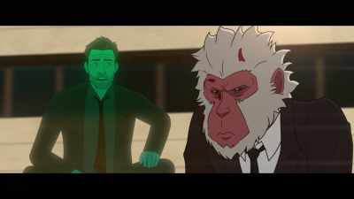 I mean, 'cause, you know, right now
it-it-it's like you're doing - Marvel's Hit-Monkey