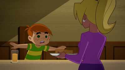 I mean... Crusts cut off. - Justice League Action