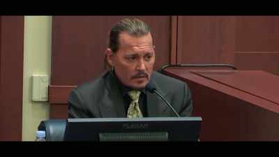 I mean, he grabbed my
face and pulled me into him - Depp V Heard