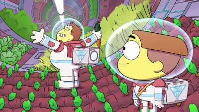 I mean, this is a space
carrot. I'm havin' so much fun! - Big City Greens the Movie: Spacecation