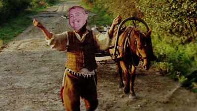 I mean, it was like
"Fiddler On The Roof." - From Russia with Lev