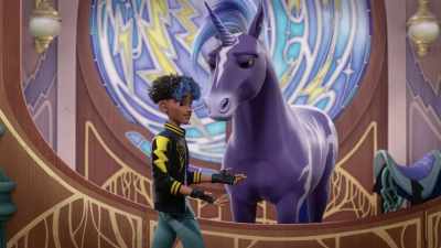 I mean, it's not stealing.
It's more like borrowing, right? - Unicorn Academy