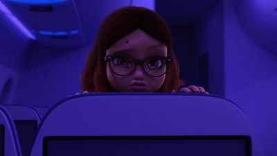 I mean, look.
What is she doing with her arms? - Miraculous World: New York, United HeroeZ