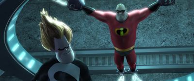 I mean Mr Incredible calling for help MOCKING Help me help me - The Incredibles