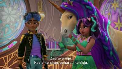 I mean, not really. When we were raiding
the kitchen last night, - Unicorn Academy