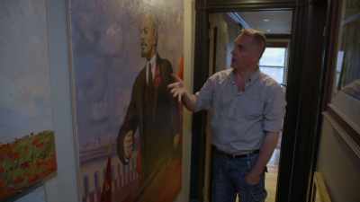 I mean, obviously he's about--
on a podium, - The Rise of Jordan Peterson
