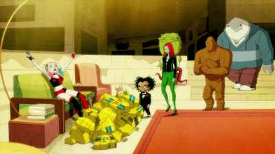 I mean, Psycho,
when you froze that security guard, mwah! - Harley Quinn