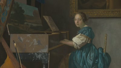I mean, he really tries
to create something - Vermeer: The Greatest Exhibition