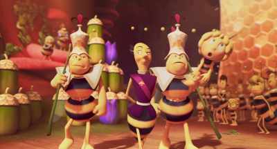 I mean, Sir Bees...
Whatever your name is! - Maya the Bee: The Honey Games