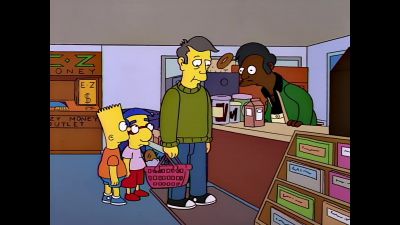 I mean thank you Come again - The Simpsons