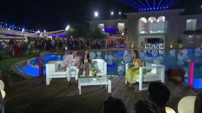 I mean,
watching you two
on the telly, - Love Island