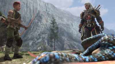 I mean, well, I've never actually hunted
something that can hunt back before, but... - Monster Hunter: Legends of the Guild