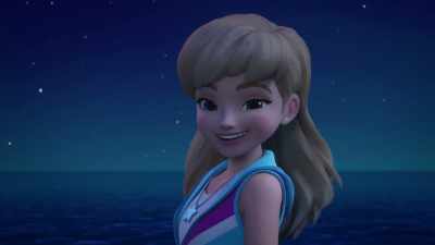 I mean "when." - LEGO Friends: Girls on a Mission