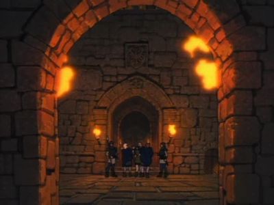 (medieval music plays) - Gargoyles