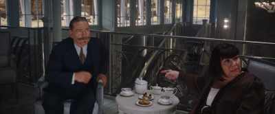 I merely, uh, suggest a possibility. - Death on the Nile