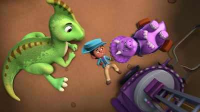 I messed up Jon and Min's plans
and got us stuck. - Dino Ranch