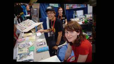 I met Matt
at a comics convention - Feels Good Man