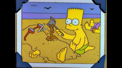 Milhouse to Bart.
Milhouse to Bart. - The Simpsons