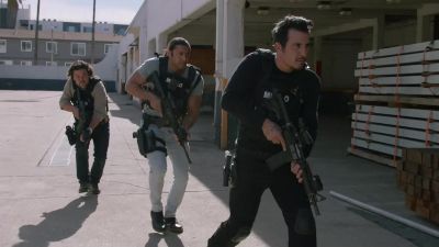 ♪ Money in
the mattress, pull up stunt ♪ - The Rookie