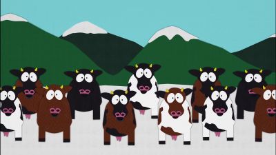 Moo, moo. - South Park