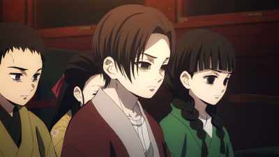 I must remain in the first car
for the time being. - Demon Slayer -Kimetsu no Yaiba- The Movie: Mugen Train