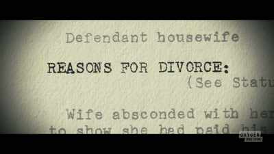 I need a divorce." - Lady of the Dunes: Hunting the Cape Cod Killer