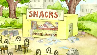 I need to eat something healthy. Like a salad or something. - Regular Show