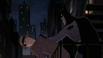 - I need your help.
- Sure. With what? - Batman: Caped Crusader
