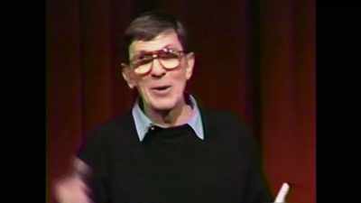 I never heard him
accused of being, - For the Love of Spock