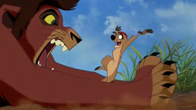 Don't eat me, please. - The Lion King 2: Simba's Pride