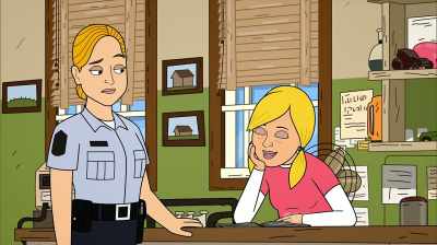 I never said that.
I said he was big and strong, - Corner Gas Animated