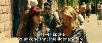I never spoke
to anyone that intelligent before. - An Impossible Love