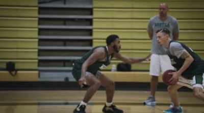 I never thought about stopping
playing basketball or not playing D1, - Last Chance U: Basketball