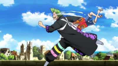 I never thought
I'd be allowed to carry Luffy-senpai! - One Piece Film Red
