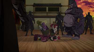 I never thought you'd need help
from a talking monkey to catch me. - Batman Ninja