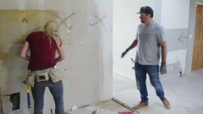 I was not expecting to find
any plumbing in this wall. - Help! I Wrecked My House