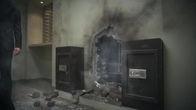 Oh, I guess
they couldn't crack the safe. - White Collar