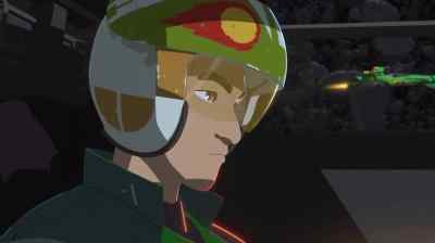 ‐ Oh, now you show up.
‐ Sorry. - Star Wars Resistance