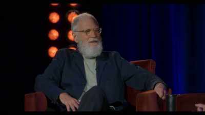 I was on the plane
and there was a very old lady, - That’s My Time with David Letterman