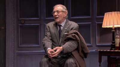 I was on the same boat. Kept to my cabin.
While you were doing your exercises... - National Theatre Live: No Man's Land