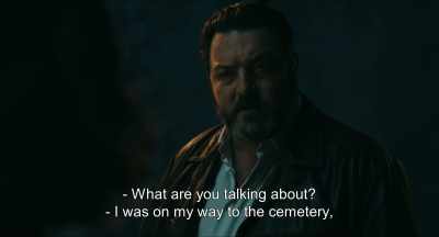 I was on my way to the cemetery, - Monsieur Spade