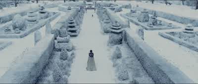 Once upon a time in deep wintera queen was admiring the falling snowwhen she saw a rose blooming in defiance of the coldReaching for it she pricked her fingerand three drops of blood fellAnd because the red seemed so alive against the whiteshe thought If - Snow White and the Huntsman