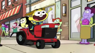  ♪ One, two
 One, two, three ♪ - Big City Greens
