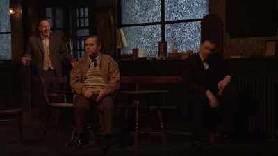 I were only saying...
- Well stop saying, Bill! Stop saying - National Theatre Live: Hangmen