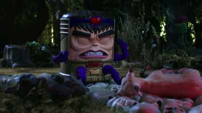 -I only had two. I'm not keeping this go--
-[bleating] - Marvel's M.O.D.O.K.